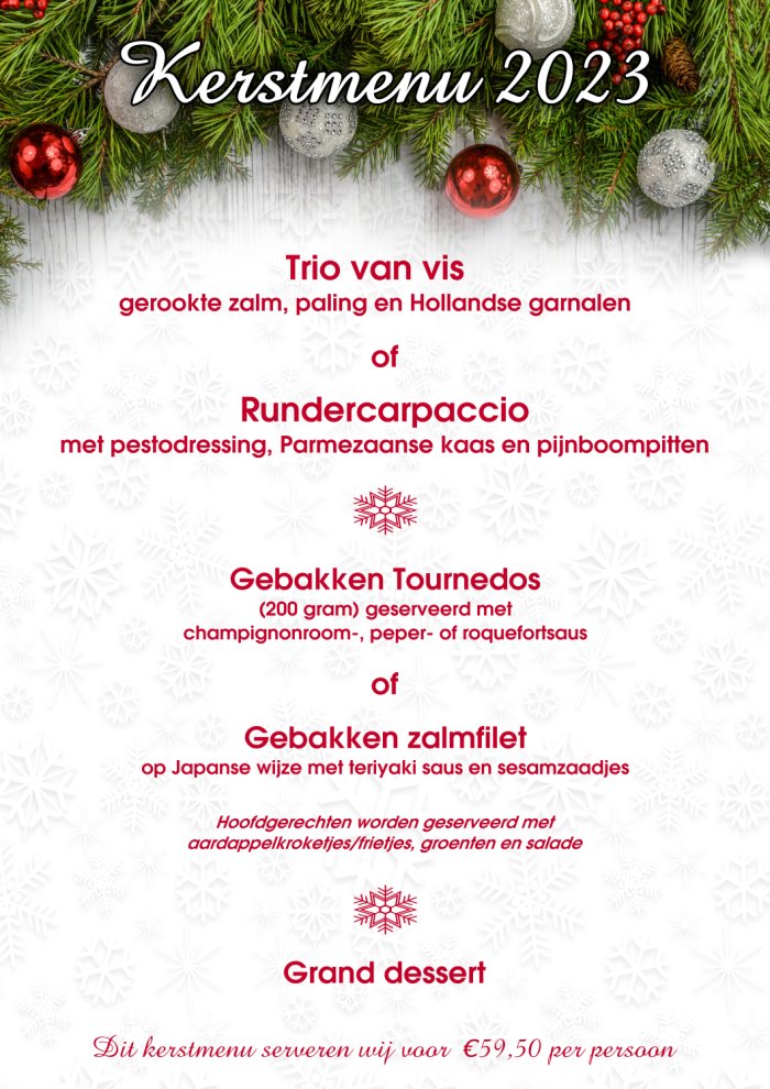 Kerstmenu 2023